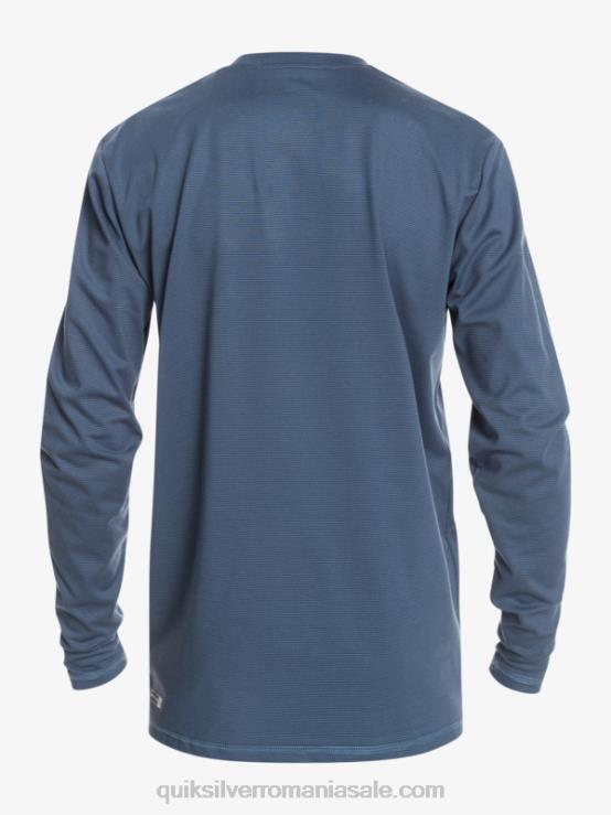 însemne albastre erica Tricou surf 8-16 heritage heather cu mânecă lungă upf 50 XT6B2203 băieți Quiksilver