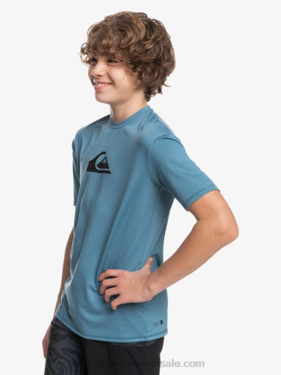 provencial 8-16 tricou cu mânecă scurtă cu dungi scurte upf 50 surf XT6B2138 băieți Quiksilver