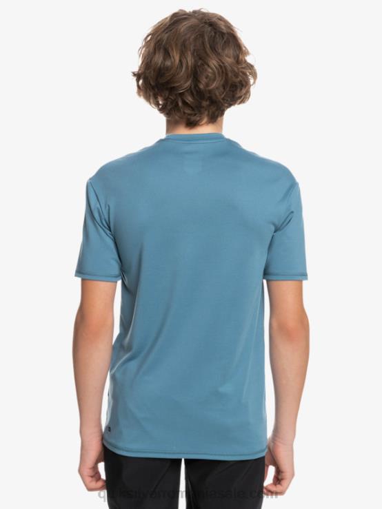 provencial 8-16 tricou cu mânecă scurtă cu dungi scurte upf 50 surf XT6B2138 băieți Quiksilver