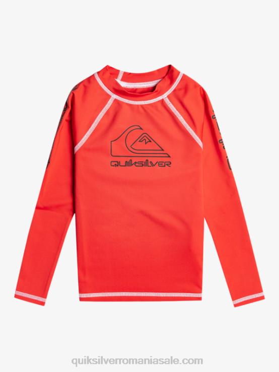 rosu cu risc ridicat 2-7 în turneu mânecă lungă upf 50 rashguard XT6B2220 băieți Quiksilver