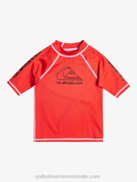 rosu cu risc ridicat 2-7 în turneu mânecă scurtă upf 50 rashguard XT6B2116 băieți Quiksilver