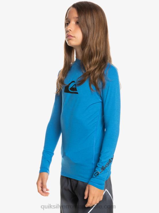 snorkel albastru erica 8-16 all time ls youth l/sl surf trie XT6B2100 băieți Quiksilver