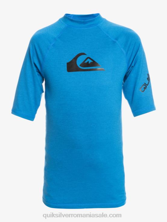 snorkel albastru erica 8-16 all time ss tineret s/sl tricou surf XT6B2063 băieți Quiksilver