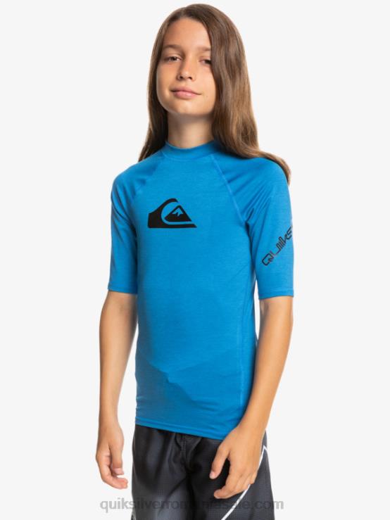 snorkel albastru erica 8-16 all time ss tineret s/sl tricou surf XT6B2063 băieți Quiksilver