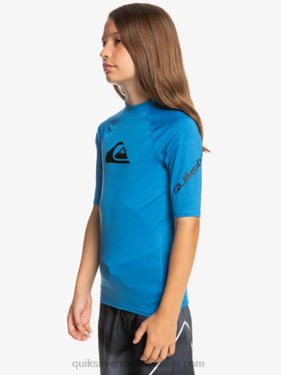 snorkel albastru erica 8-16 all time ss tineret s/sl tricou surf XT6B2063 băieți Quiksilver