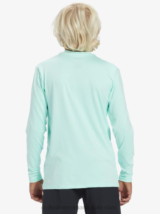 sticla de plaja 8-16 tricou de surf pentru tineret l/sl cu dungi solide XT6B2120 băieți Quiksilver