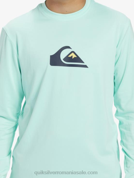 sticla de plaja 8-16 tricou de surf pentru tineret l/sl cu dungi solide XT6B2120 băieți Quiksilver