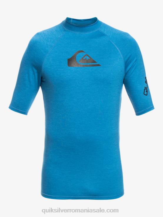 vallarta blue heather 8-16 all time ss tineret s/sl tricou surf XT6B2064 băieți Quiksilver