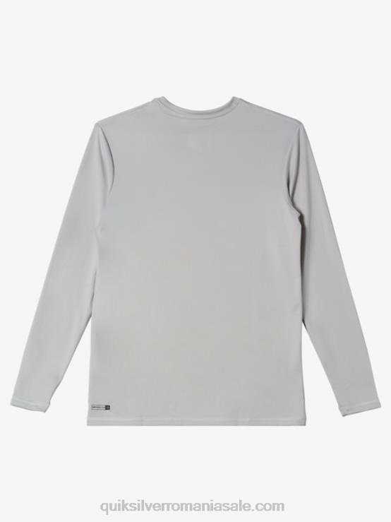 violet cenușiu 8-16 tricou de surf pentru tineret l/sl cu dungi solide XT6B2119 băieți Quiksilver