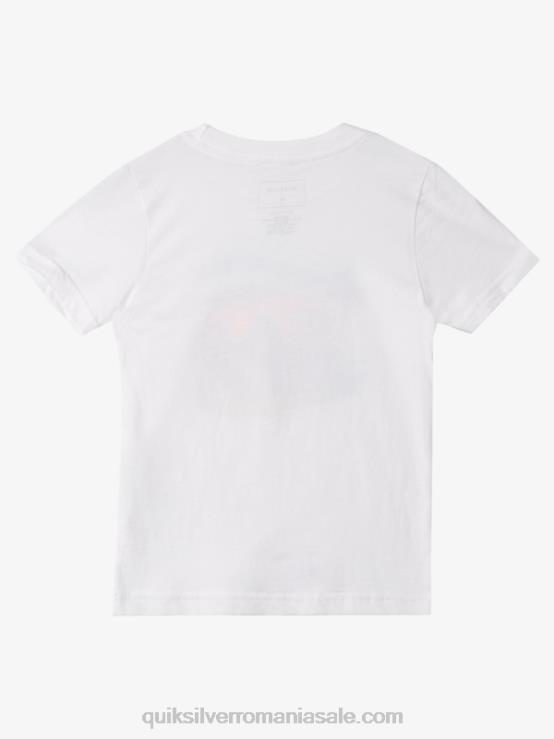 alb 2-7 tricou parcat dublu XT6B1973 băieți Quiksilver