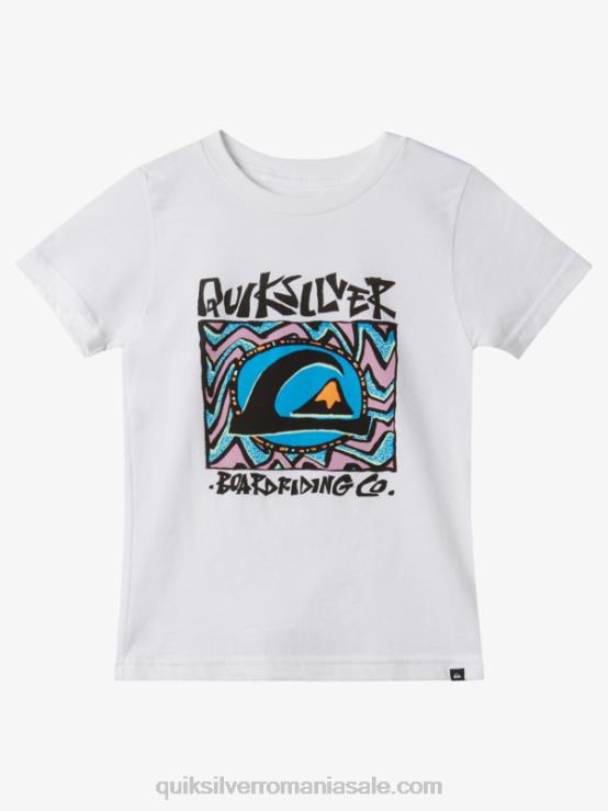 alb 2-7 tricou soare de la miezul nopții XT6B1965 băieți Quiksilver
