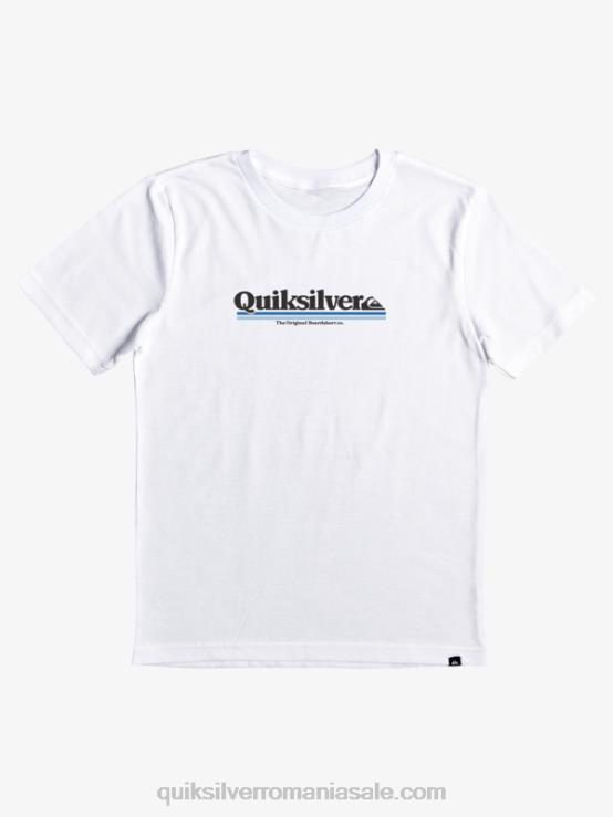 alb 8-16 tricou între rânduri XT6B2090 băieți Quiksilver
