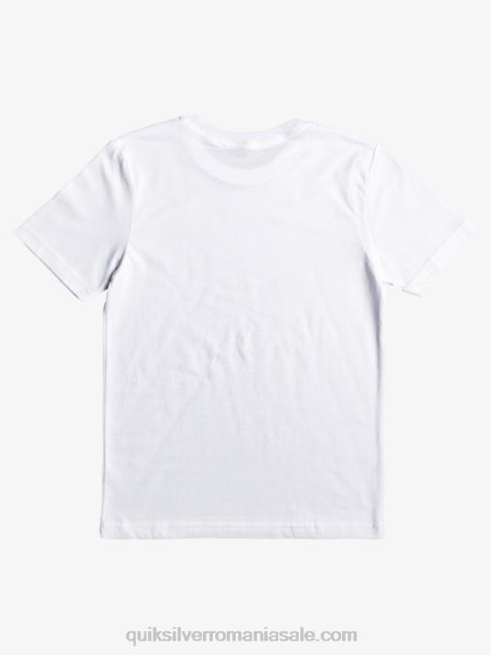 alb 8-16 tricou între rânduri XT6B2090 băieți Quiksilver