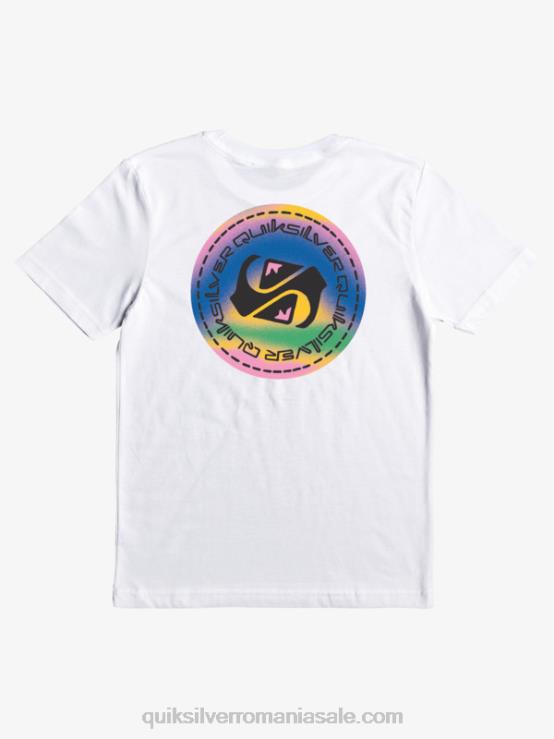 alb Tricou flux de 8-16 culori XT6B2172 băieți Quiksilver