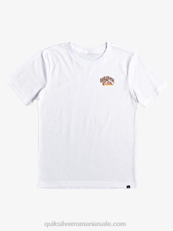 alb Tricou gardian 8-16 valuri XT6B2229 băieți Quiksilver