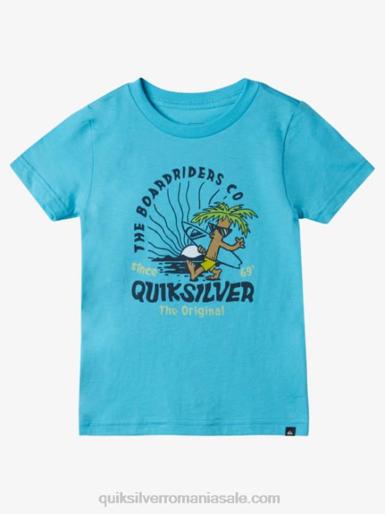 albastru râu Tricou 2-7 minte pașnică XT6B1938 băieți Quiksilver
