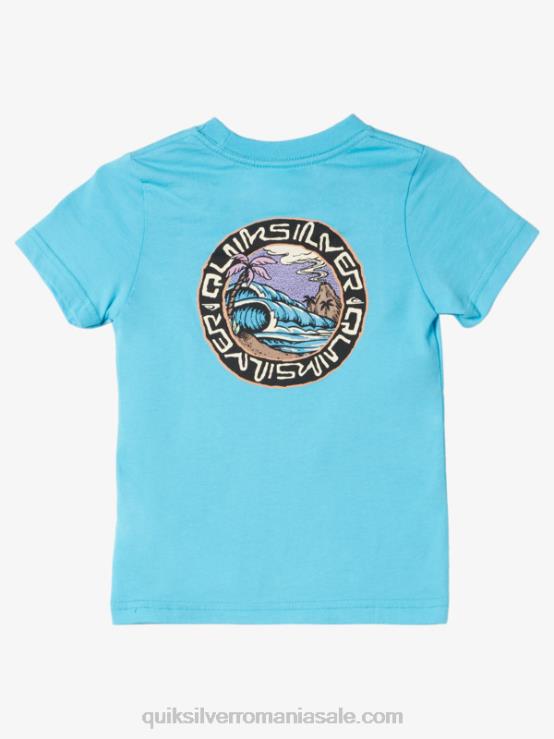 albastru râu Tricou 2-7 povești sărate XT6B1953 băieți Quiksilver