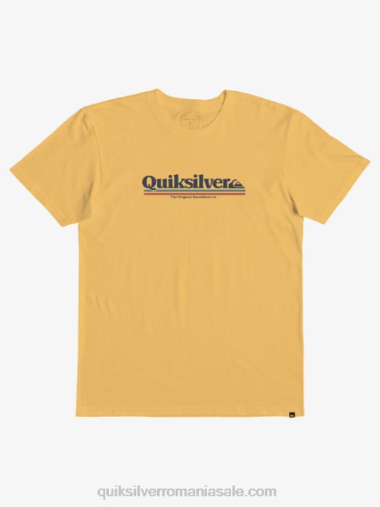 aur strălucitor 8-16 tricou între rânduri XT6B2089 băieți Quiksilver