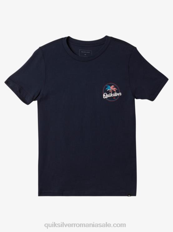 blazer bleumarin Tricou 8-16 palmieri XT6B1957 băieți Quiksilver