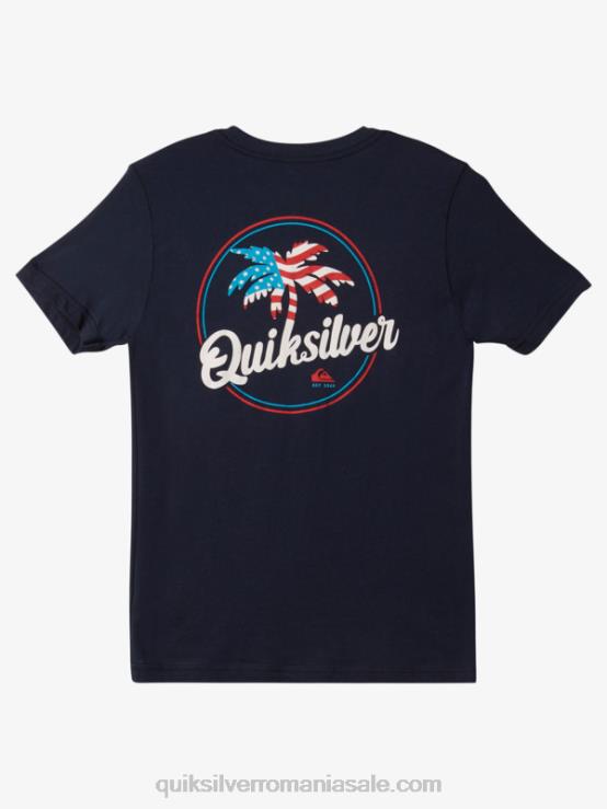 blazer bleumarin Tricou 8-16 palmieri XT6B1957 băieți Quiksilver