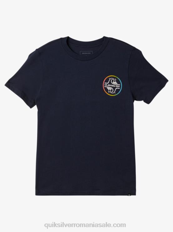 blazer bleumarin Tricou cu bule de 8-16 nuclee XT6B1954 băieți Quiksilver