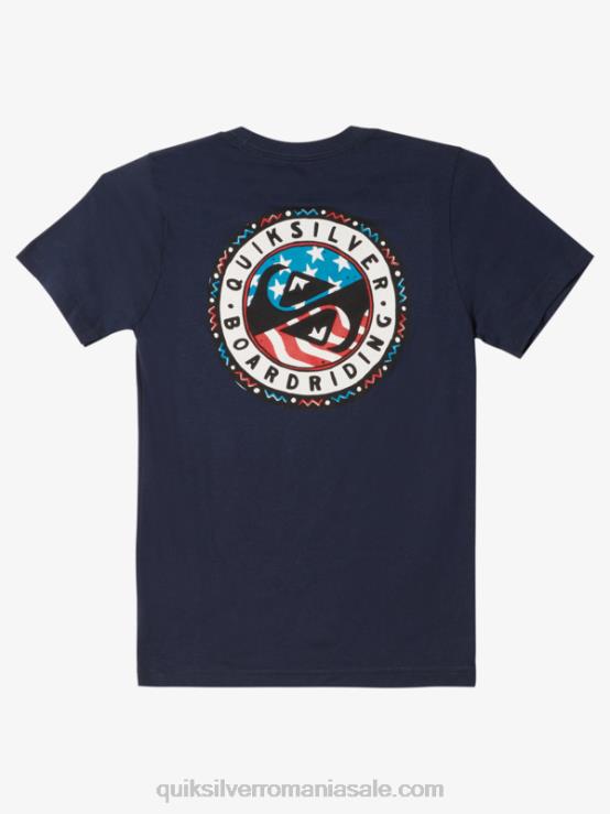 blazer bleumarin Tricou distractiv de vara 8-16 ani XT6B1941 băieți Quiksilver
