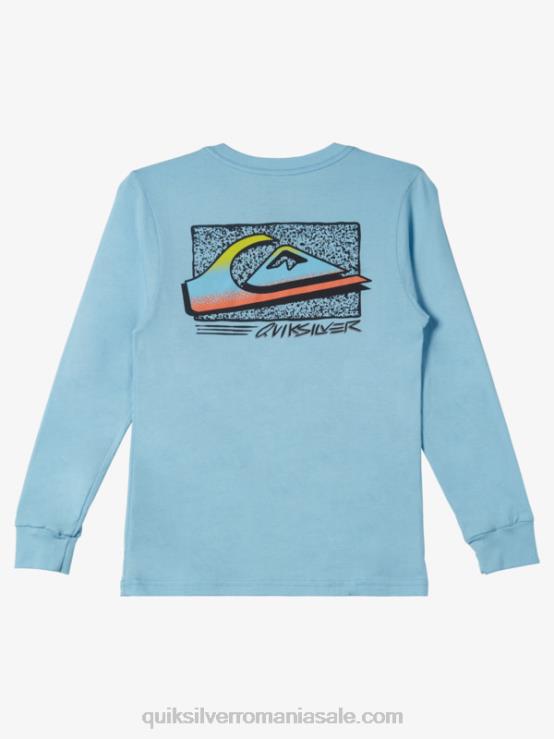 cer albastru 8-16 tricou retro fade XT6B2193 băieți Quiksilver