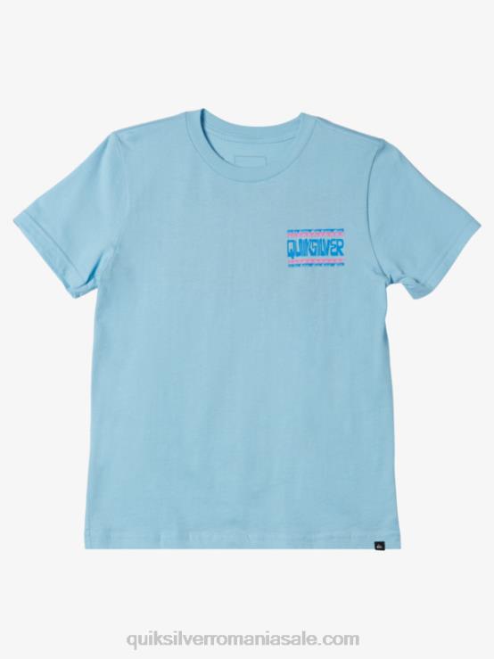 cer albastru Tricou 8-16 rame deformate XT6B2154 băieți Quiksilver