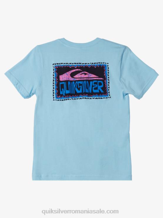 cer albastru Tricou 8-16 rame deformate XT6B2154 băieți Quiksilver