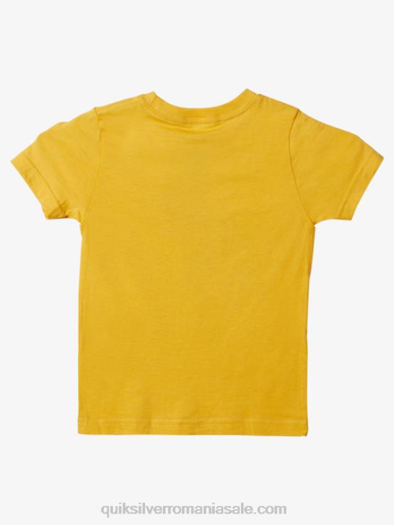 galbenus galben Tricou cu 2-7 roți XT6B1971 băieți Quiksilver
