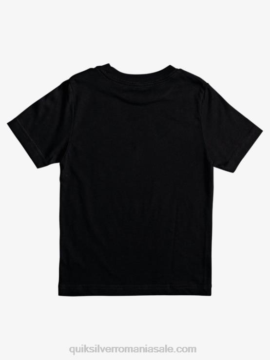 negru 8-16 tricou între rânduri XT6B2091 băieți Quiksilver