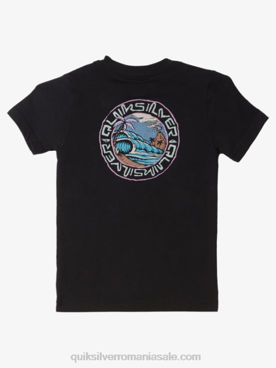 negru Tricou 2-7 povești sărate XT6B1952 băieți Quiksilver