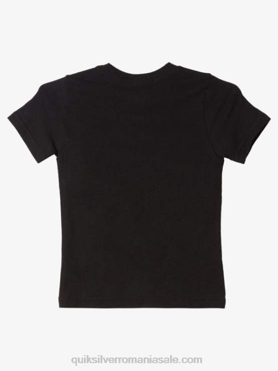 negru Tricou cu 2-7 roți XT6B1972 băieți Quiksilver