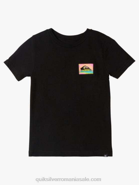 negru Tricou flux de 2-7 culori XT6B2095 băieți Quiksilver