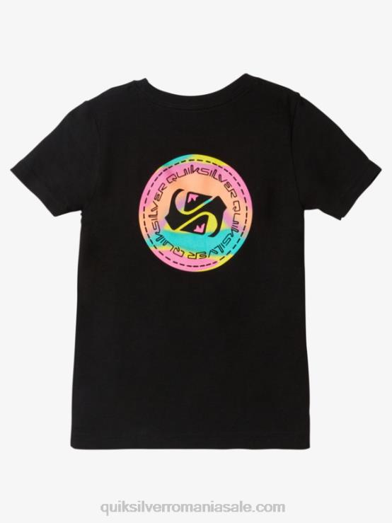 negru Tricou flux de 2-7 culori XT6B2095 băieți Quiksilver