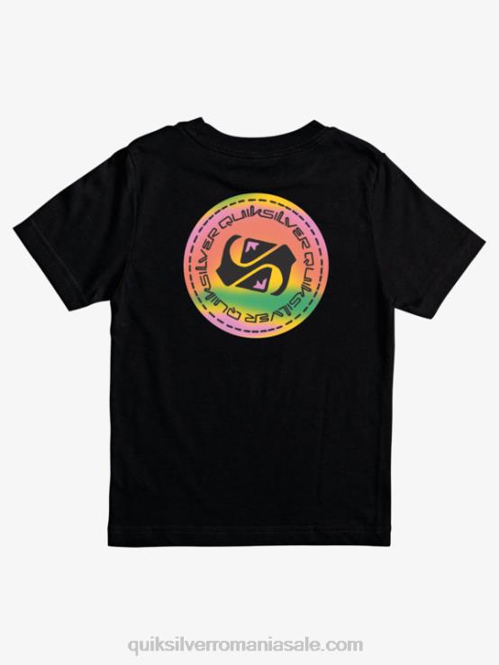 negru Tricou flux de 8-16 culori XT6B2173 băieți Quiksilver