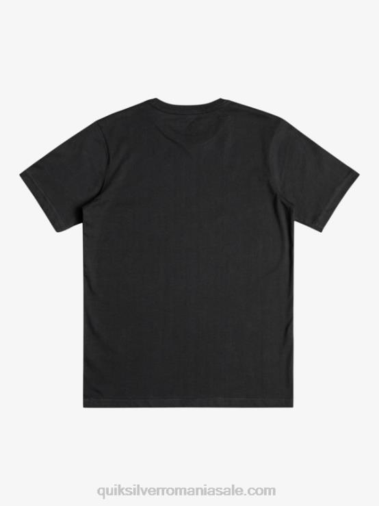negru logo comp - tricou XT6B2317 băieți Quiksilver