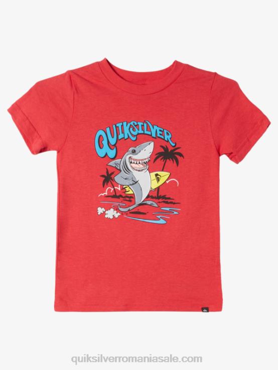 rosu cu risc ridicat 2-7 tricou spălat XT6B1968 băieți Quiksilver