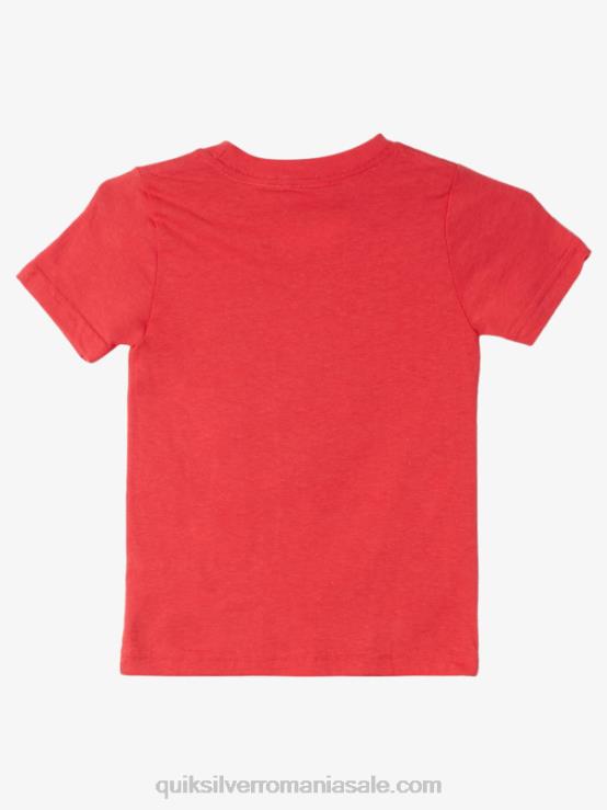 rosu cu risc ridicat 2-7 tricou spălat XT6B1968 băieți Quiksilver