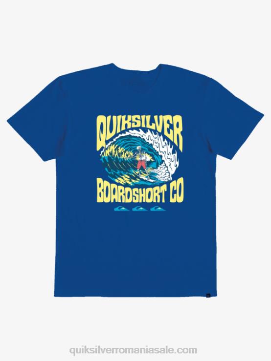 snorkel albastru Tricou 8-16 mai mare XT6B2208 băieți Quiksilver