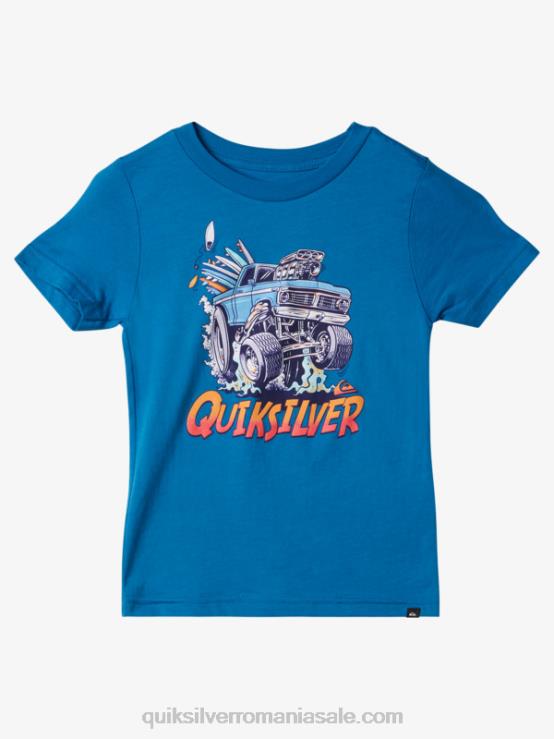 snorkel albastru Tricou cu mașină 2-7 escapadă XT6B1949 băieți Quiksilver