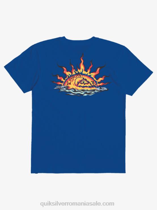 snorkel albastru Tricou gardian 8-16 valuri XT6B2231 băieți Quiksilver