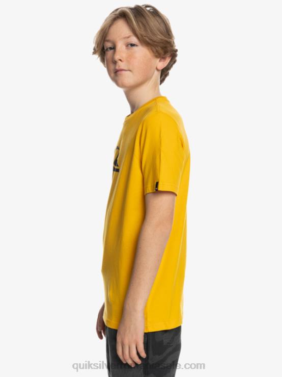 toiag de aur logo comp - tricou XT6B2316 băieți Quiksilver
