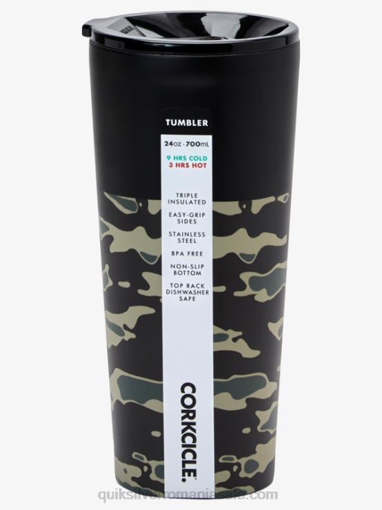 luptă crucială cu imprimeu camo pahar clasic XT6B1215 bărbați Quiksilver x Corkcicle