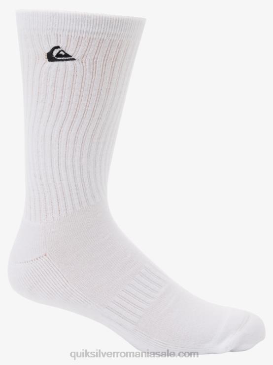 albastru deschis Pachet de 2 șosete solide pentru echipaj XT6B1060 bărbați Quiksilver