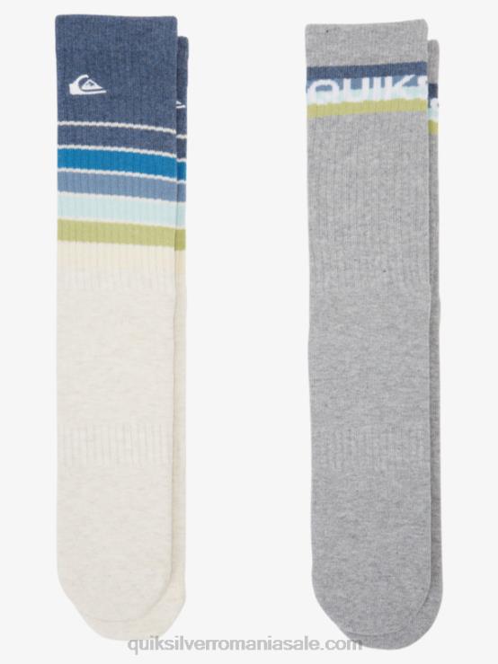 erica fildeș Pachet de 2 șosete de zi cu zi XT6B1091 bărbați Quiksilver