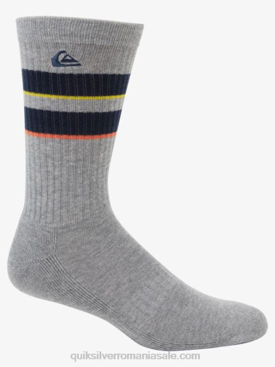 marina Pachet de 2 șosete jacquard pentru echipaj XT6B1142 bărbați Quiksilver