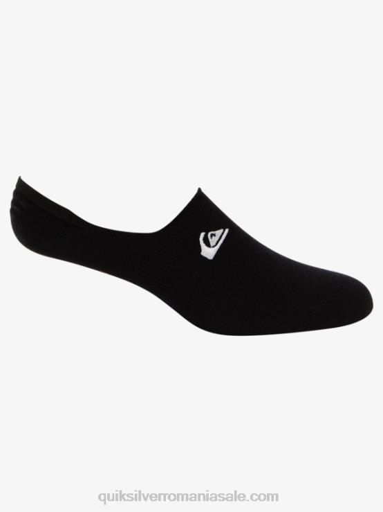 negru Pachet de 3 șosete no show XT6B777 bărbați Quiksilver