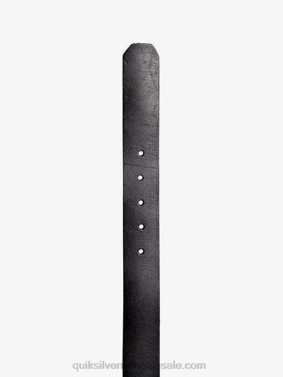 negru cureaua de piele de zi cu zi XT6B1053 bărbați Quiksilver