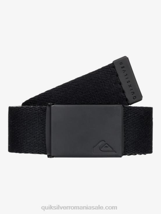 negru cureaua din chingi de gem XT6B42 bărbați Quiksilver